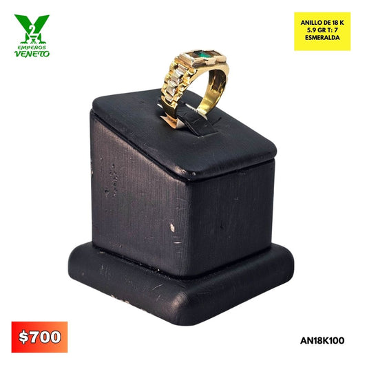 ANILLO DE ORO 18K AN18K100