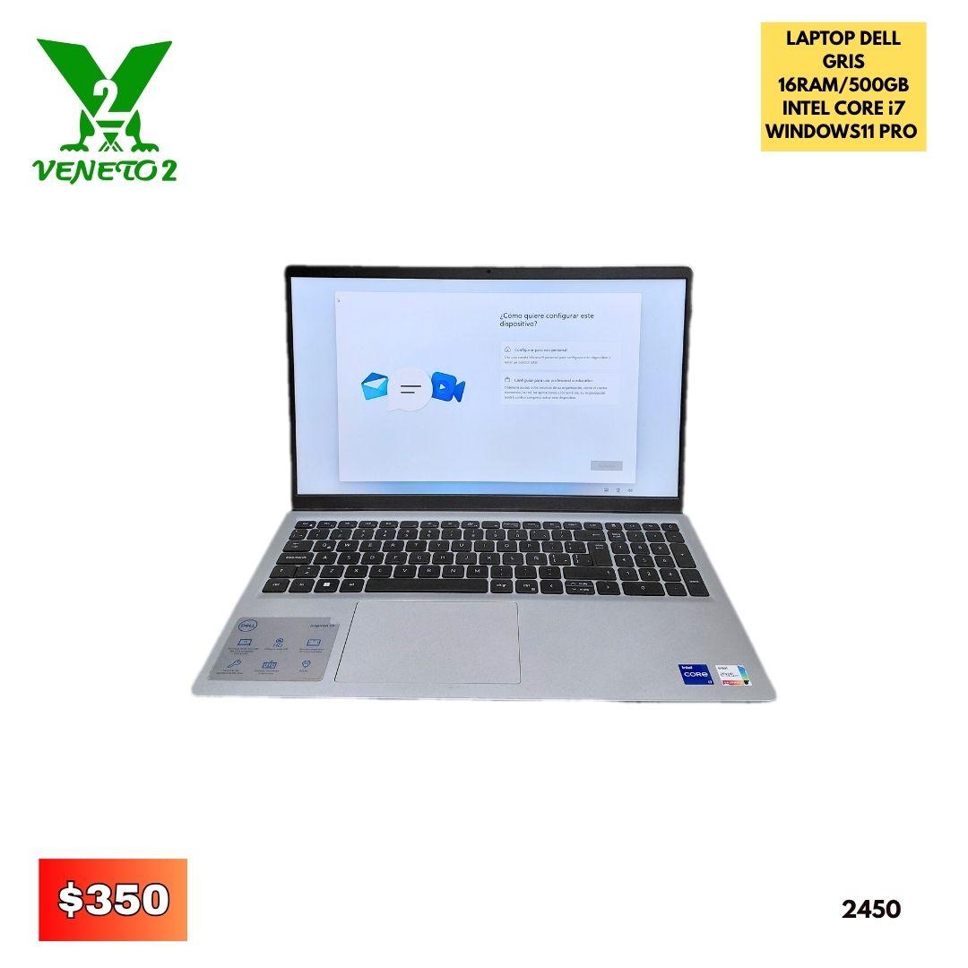 LAPTOP DELL GRIS 2450