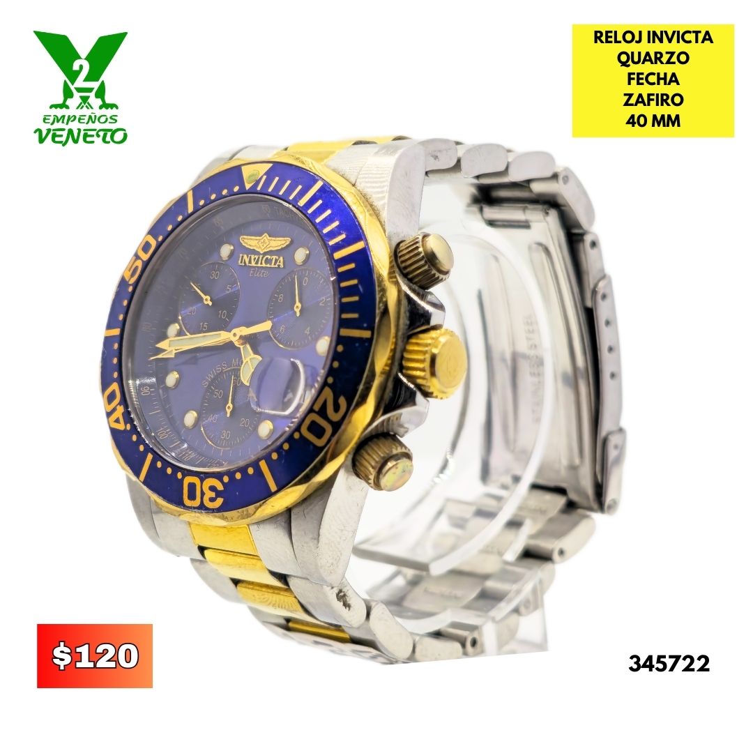 RELOJ INVICTA SUIZO 345722