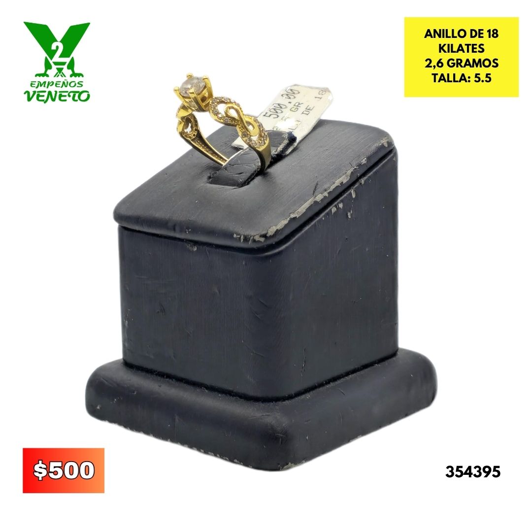 ANILLO DE 18 KILATES 354395
