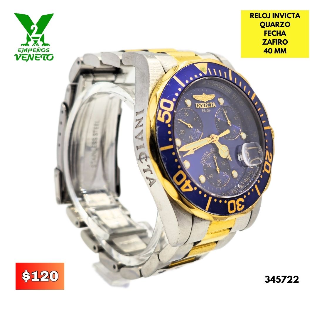 RELOJ INVICTA SUIZO 345722
