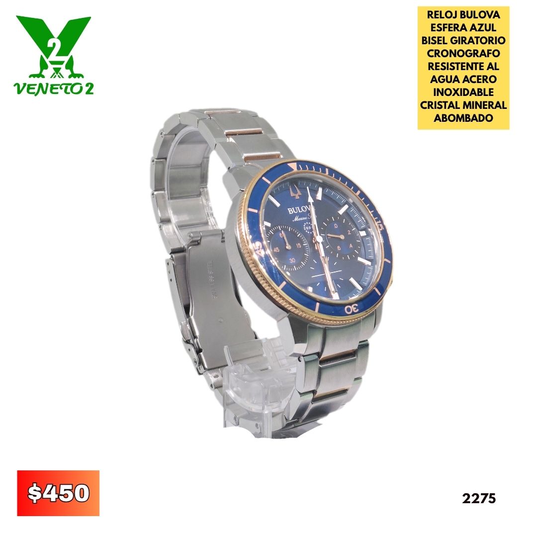 RELOJ BULOVA 2275 EN CAJA