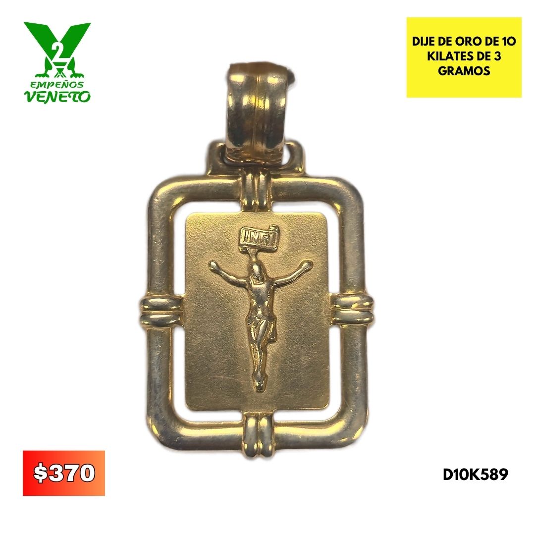 DIJE DE ORO DE 10 KILATES D10K589