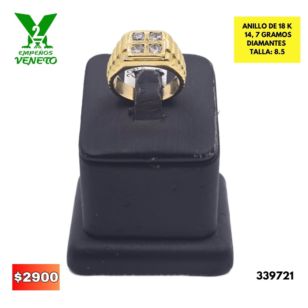 ANILLO DE 18 KILATES 339721