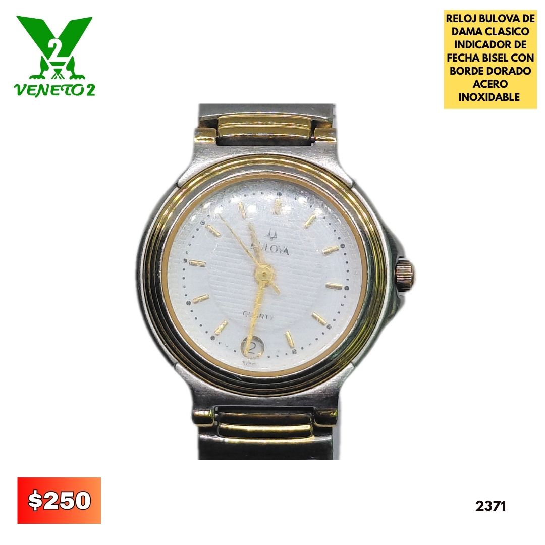 RELOJ BULOVA DE DAMA 2371