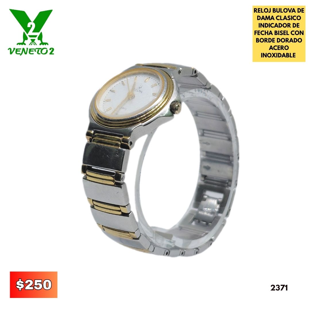 RELOJ BULOVA DE DAMA 2371