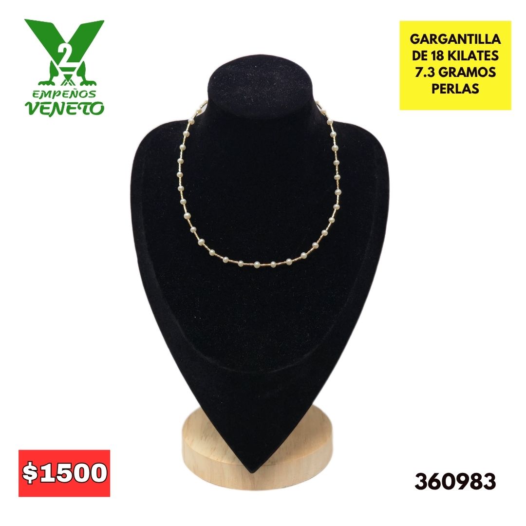 GARGANTILLA DE 18 KILATES