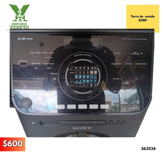 TORRE  DE SONIDO SONY 363534