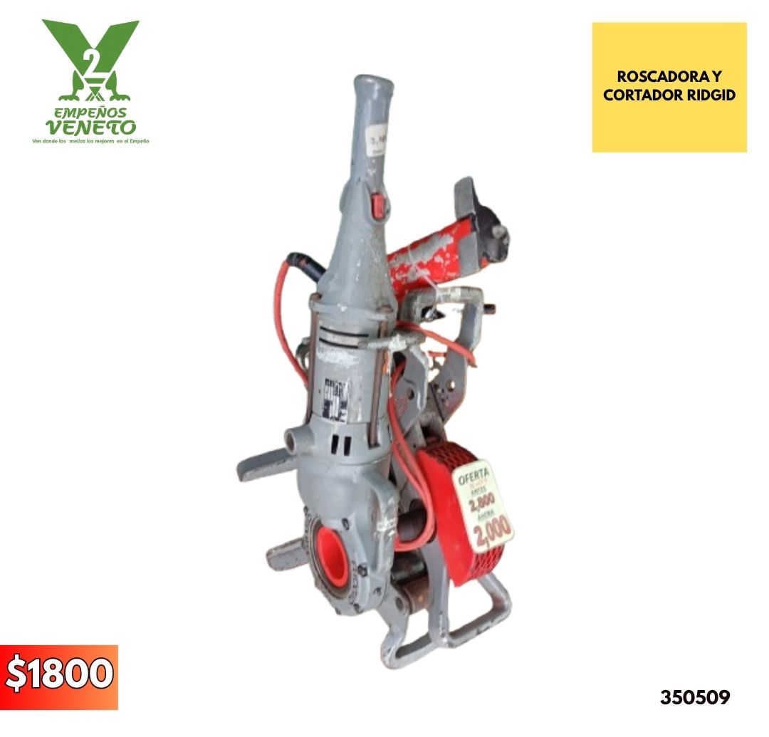 ROSCADORA Y CORTADORA RIDGID 350509