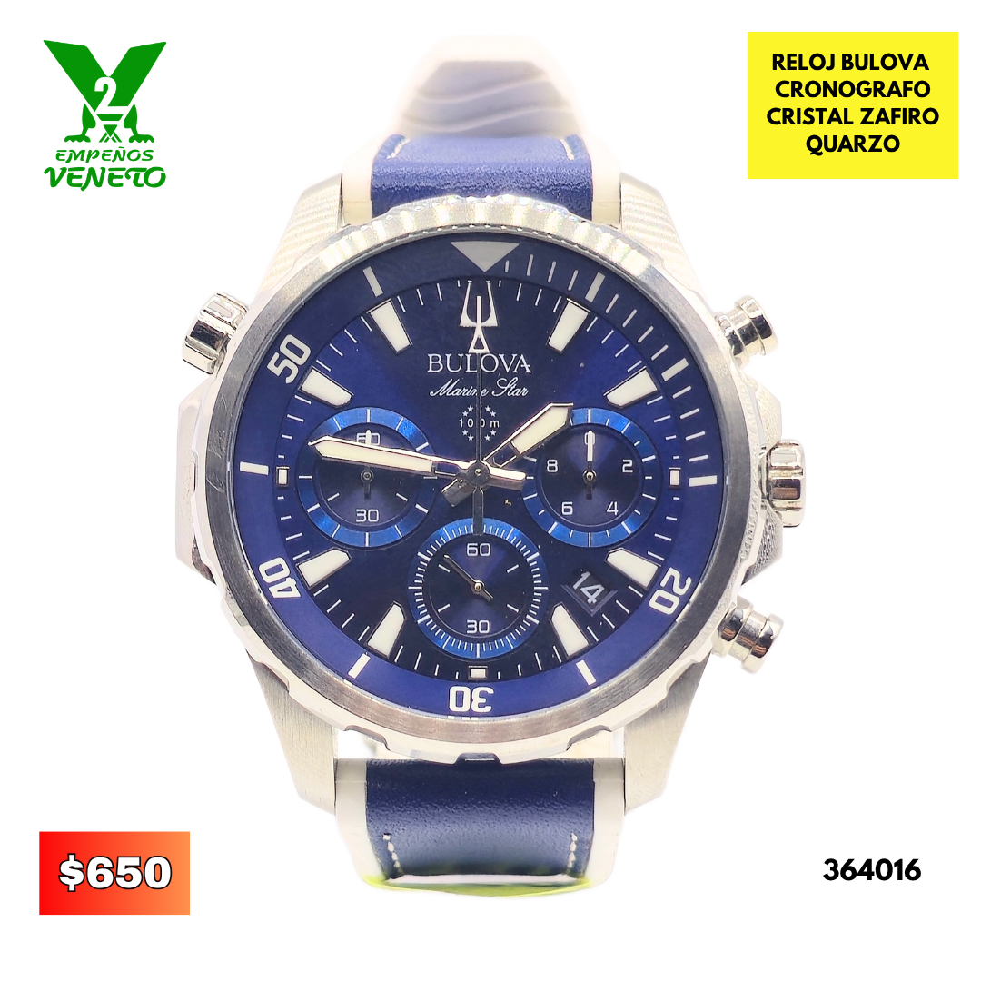 RELOJ BULOVA MARINE STAR 364016