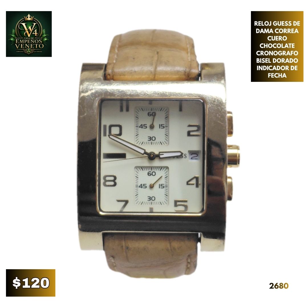 RELOJ GUESS DE DAMA 2680