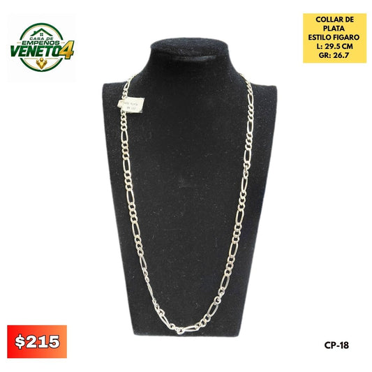COLLAR DE PLATA CP-18