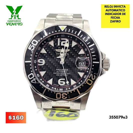 RELOJ INVICTA AUTOMATICO 355079E3