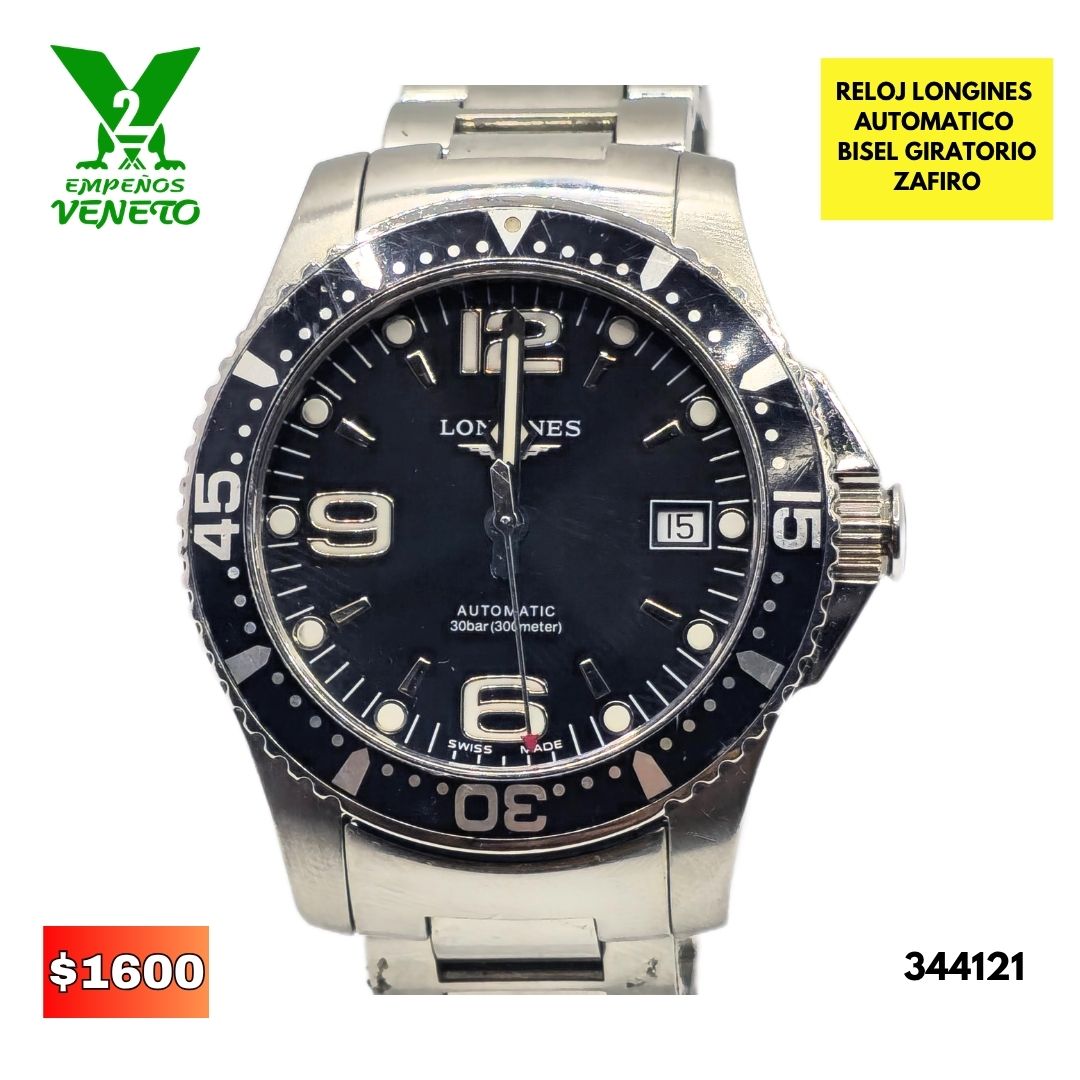 RELOJ LONGINES AUTOMATICO 344121
