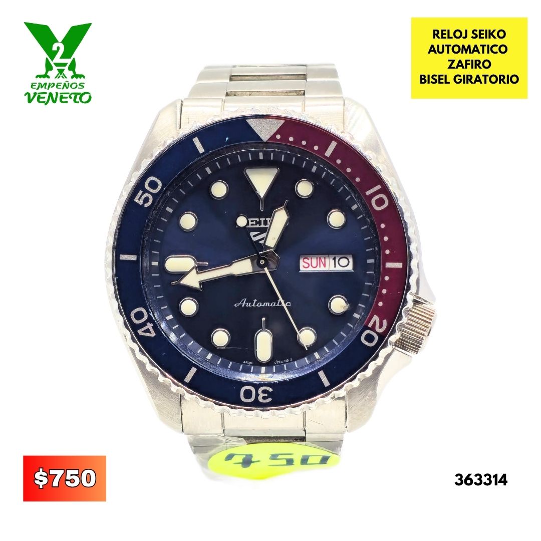 RELOJ SEIKO AUTOMATICO 363314