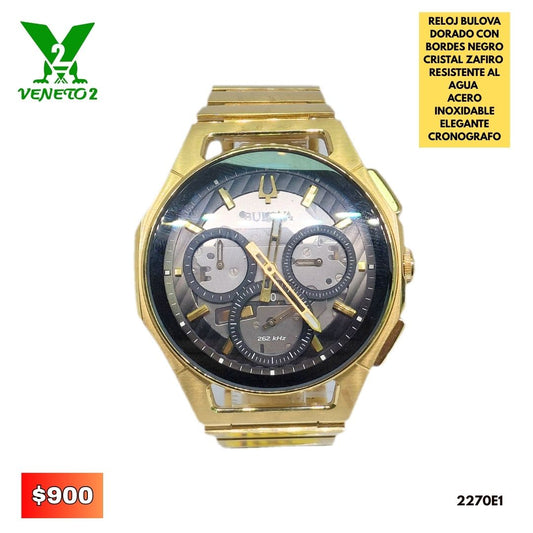 RELOJ BULOVA DORADO 2270E1