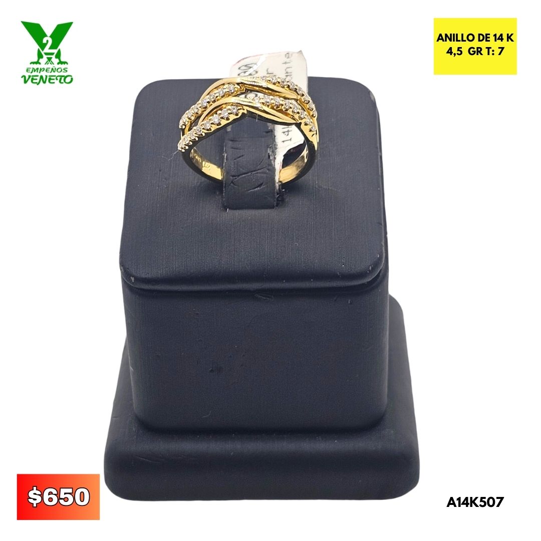 ANILLO DE 14 KILATES A14K507