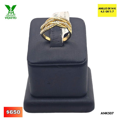 ANILLO DE 14 KILATES A14K507