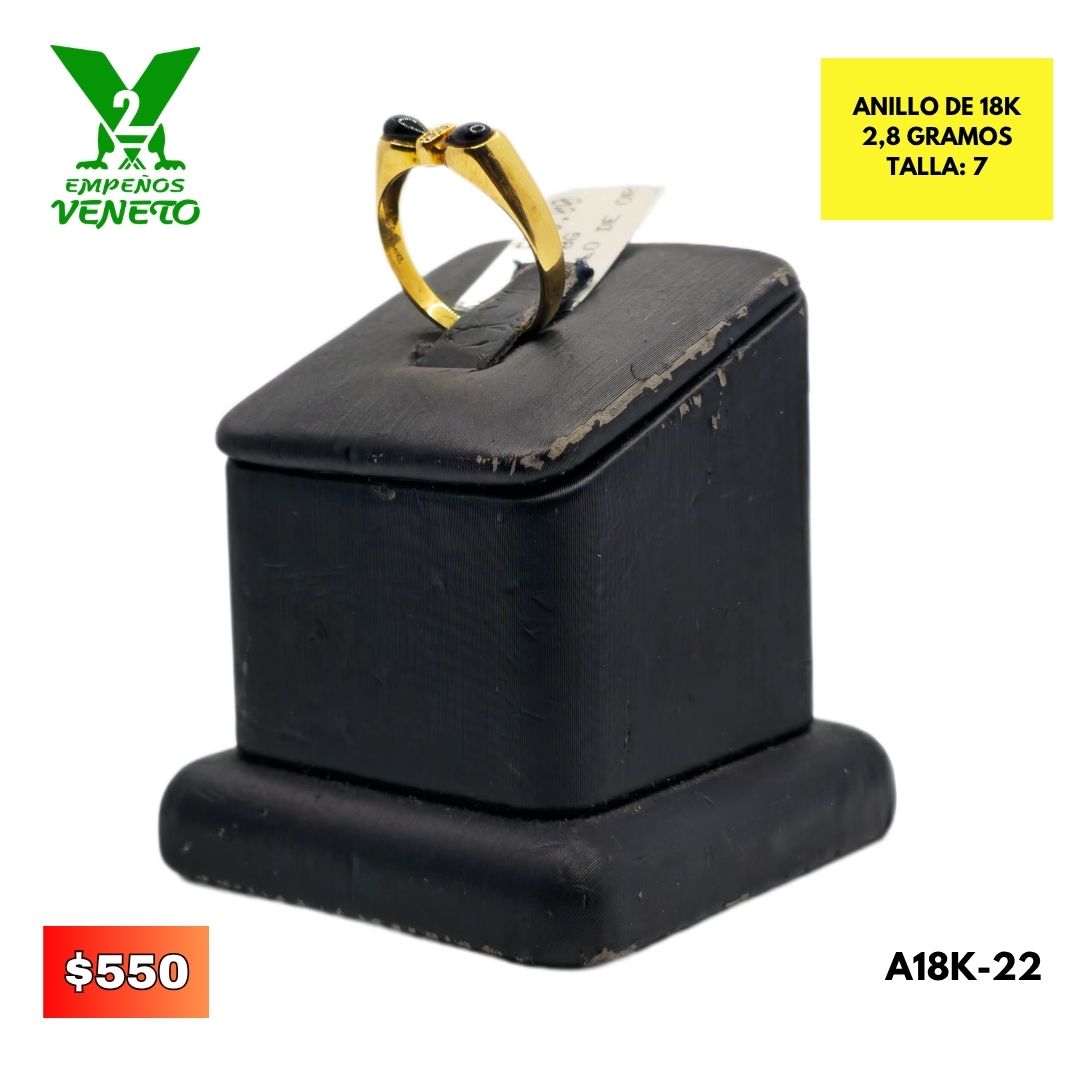 ANILLO DE 18 KILATES A18K-22
