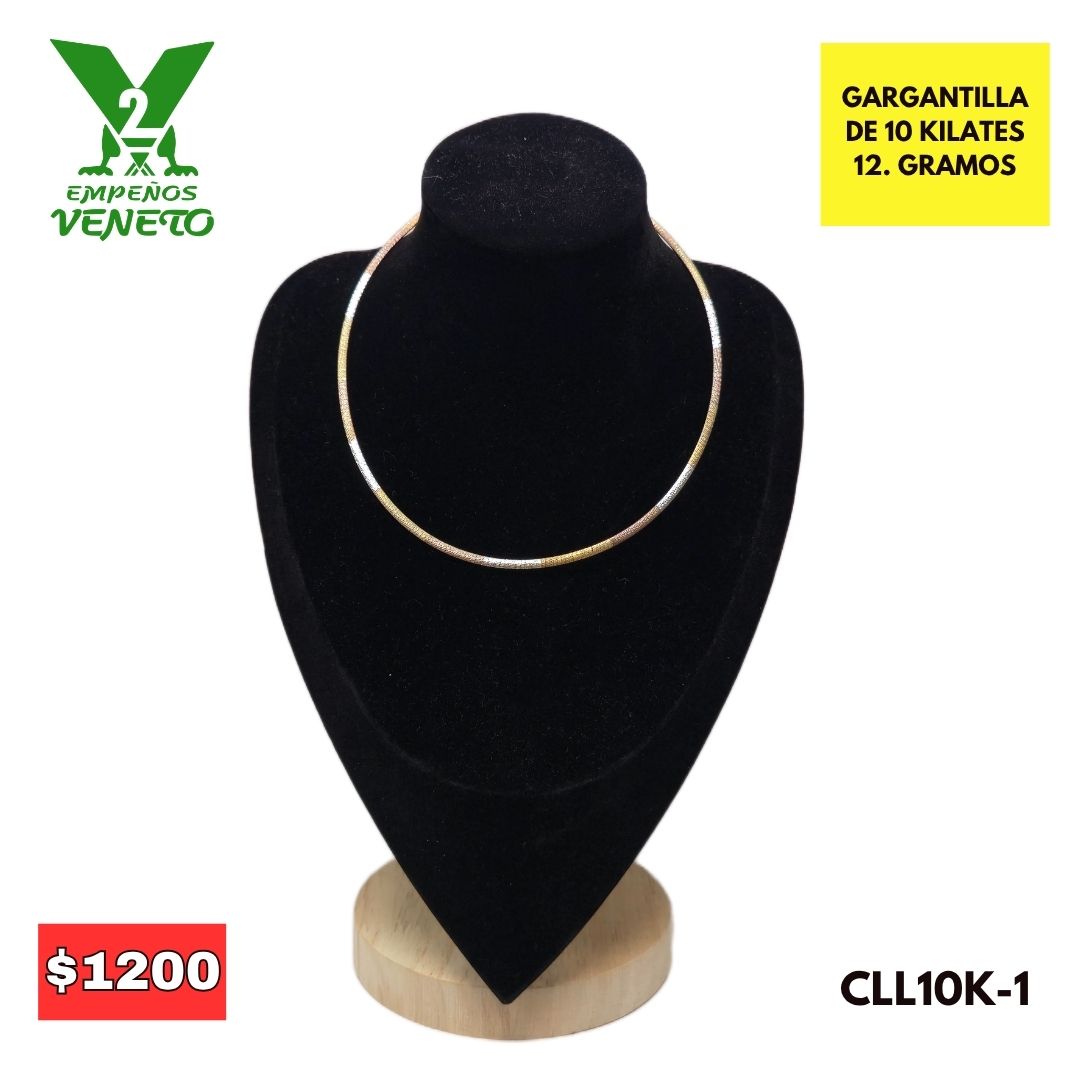 GARGANTILLA DE ORO DE 10 KILATES