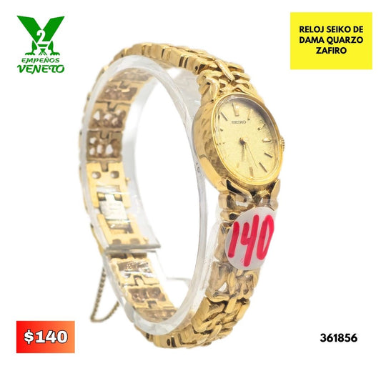 RELOJ SEIKO DE DAMA DORADO 361856