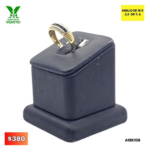 ANILLO DE 18 KILATES A18K108