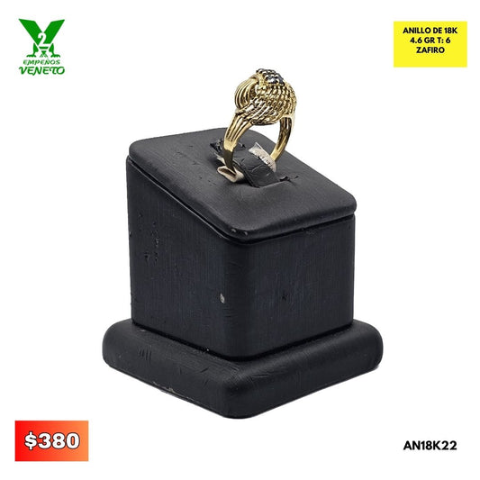 ANILLO DE 18 KILATES AN18K22
