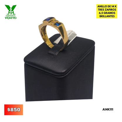 ANILLO DE 14 KILATES A14K111