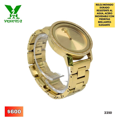 RELOJ MOVADO DORADO 2250