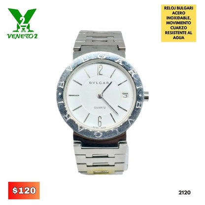RELOJ BULGARI PLATEADO 2120