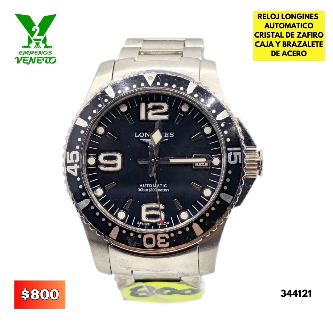 RELOJ LONGINES AUTOMATICO 344121