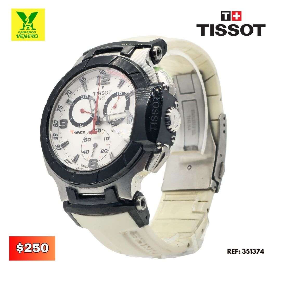 RELOJ TISSOT BLANCO T-RACE 351374