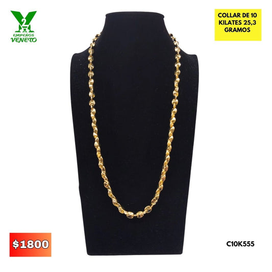 COLLAR DE 10 KILATES C10K555
