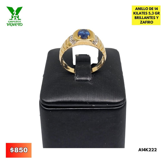 ANILLO DE ORO 14 KILATES