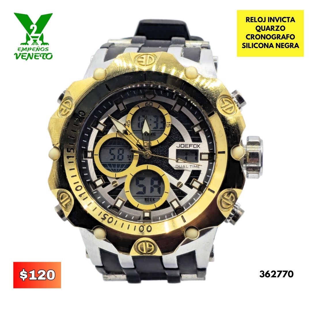 RELOJ INVICTA DORADO 362770