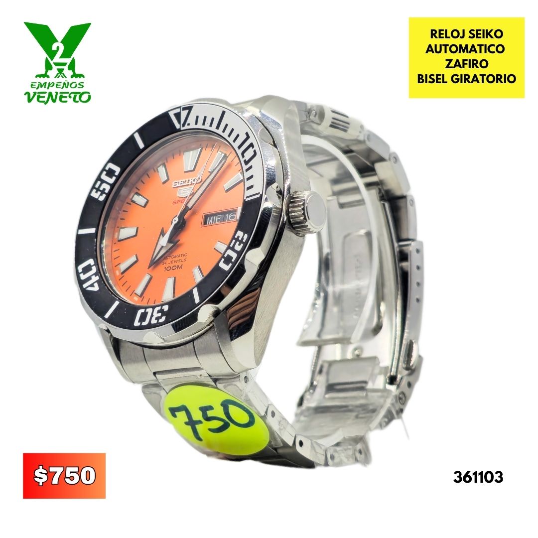 RELOJ SEIKO AUTOMATICO 361103