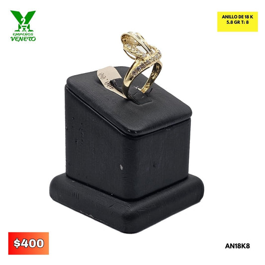 ANILLO DE 18 KILATES AN18K8