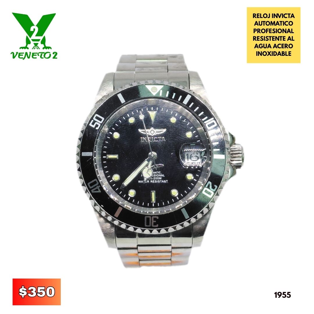 RELOJ INVICTA PLATEADO 1955