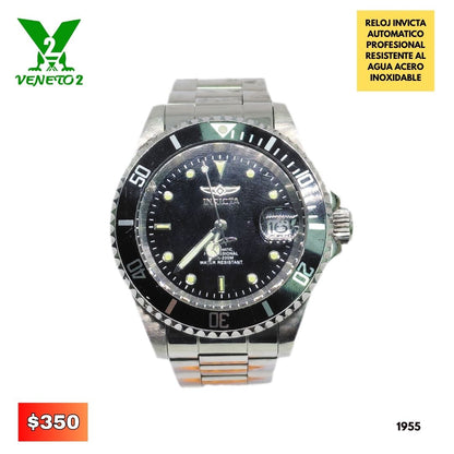 RELOJ INVICTA PLATEADO 1955