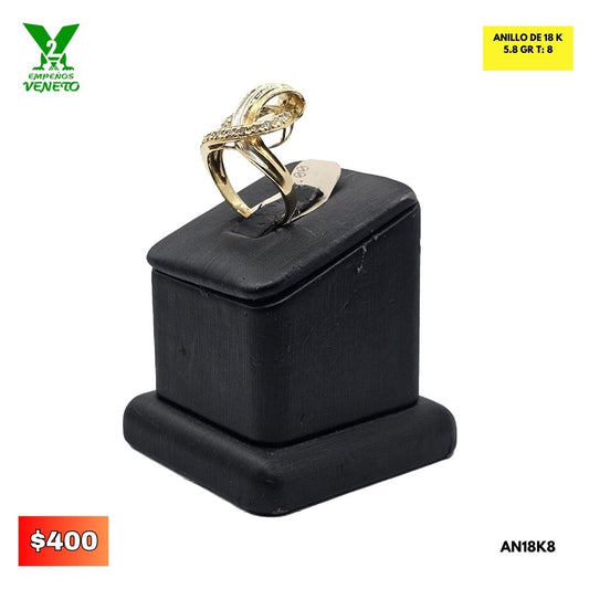 ANILLO DE 18 KILATES AN18K8