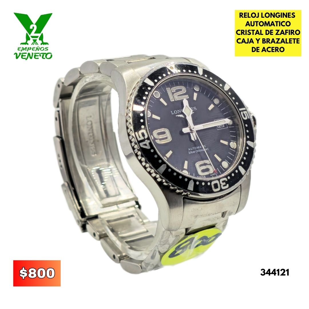 RELOJ LONGINES AUTOMATICO 344121