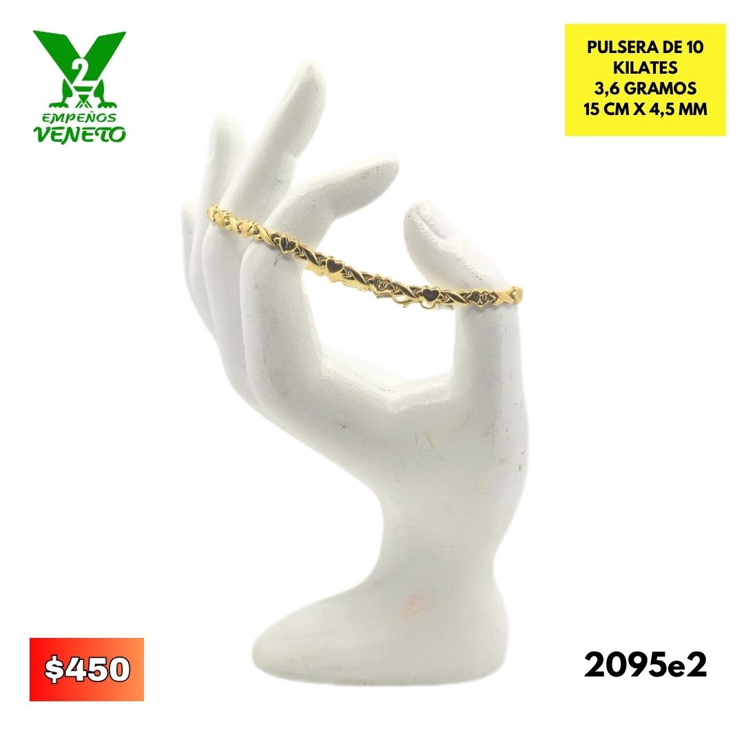 PULSERA DE ORO DE 10 KILATES 2095E2