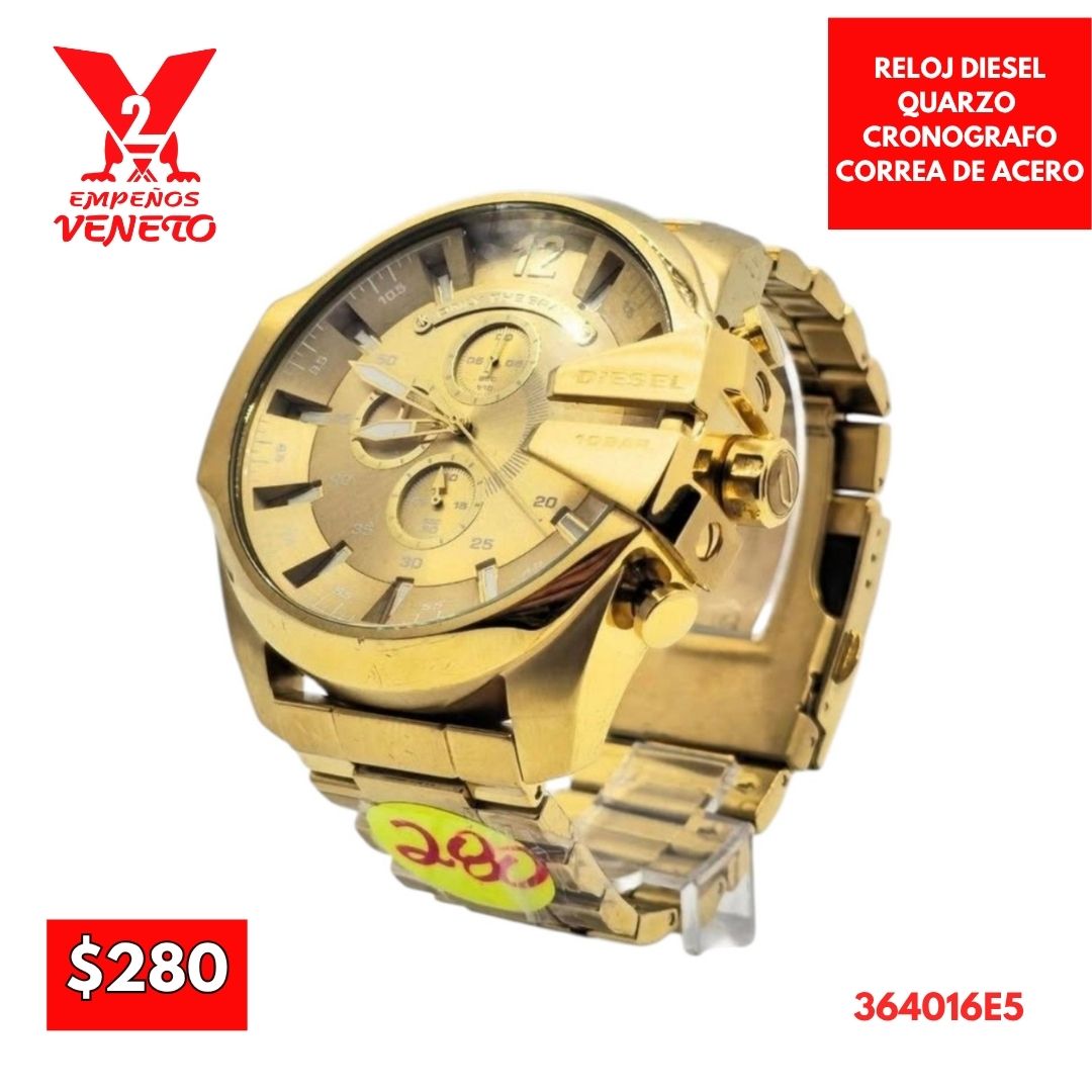 Reloj Diesel Dorado