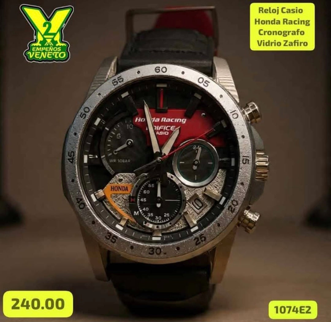 RELOJ CASIO HONDA RACING 1074E2
