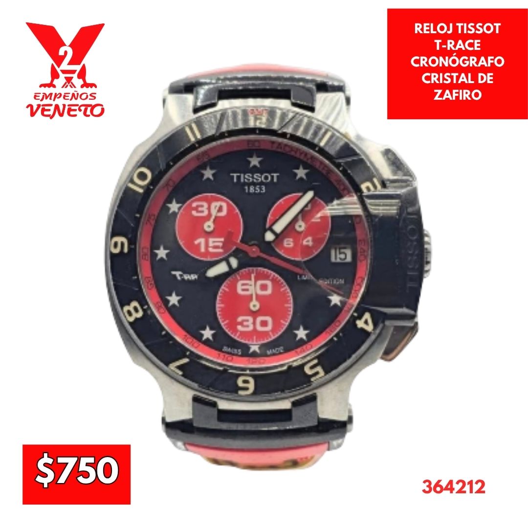 Reloj Tissot T-Race rojo