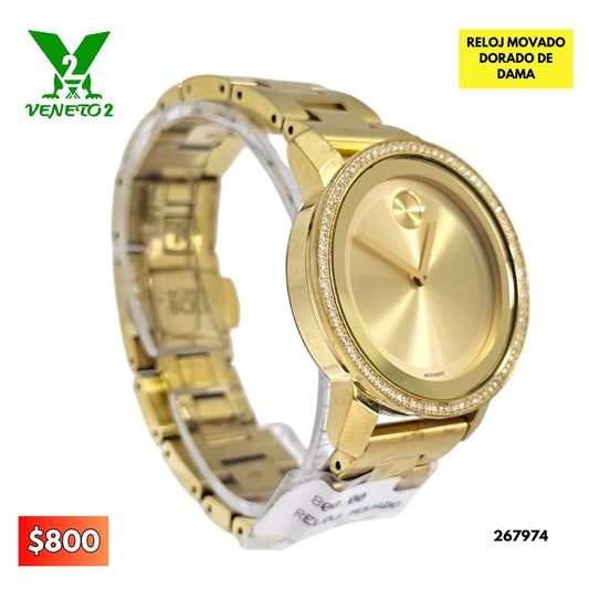 RELOJ MOVADO DORADO 267974