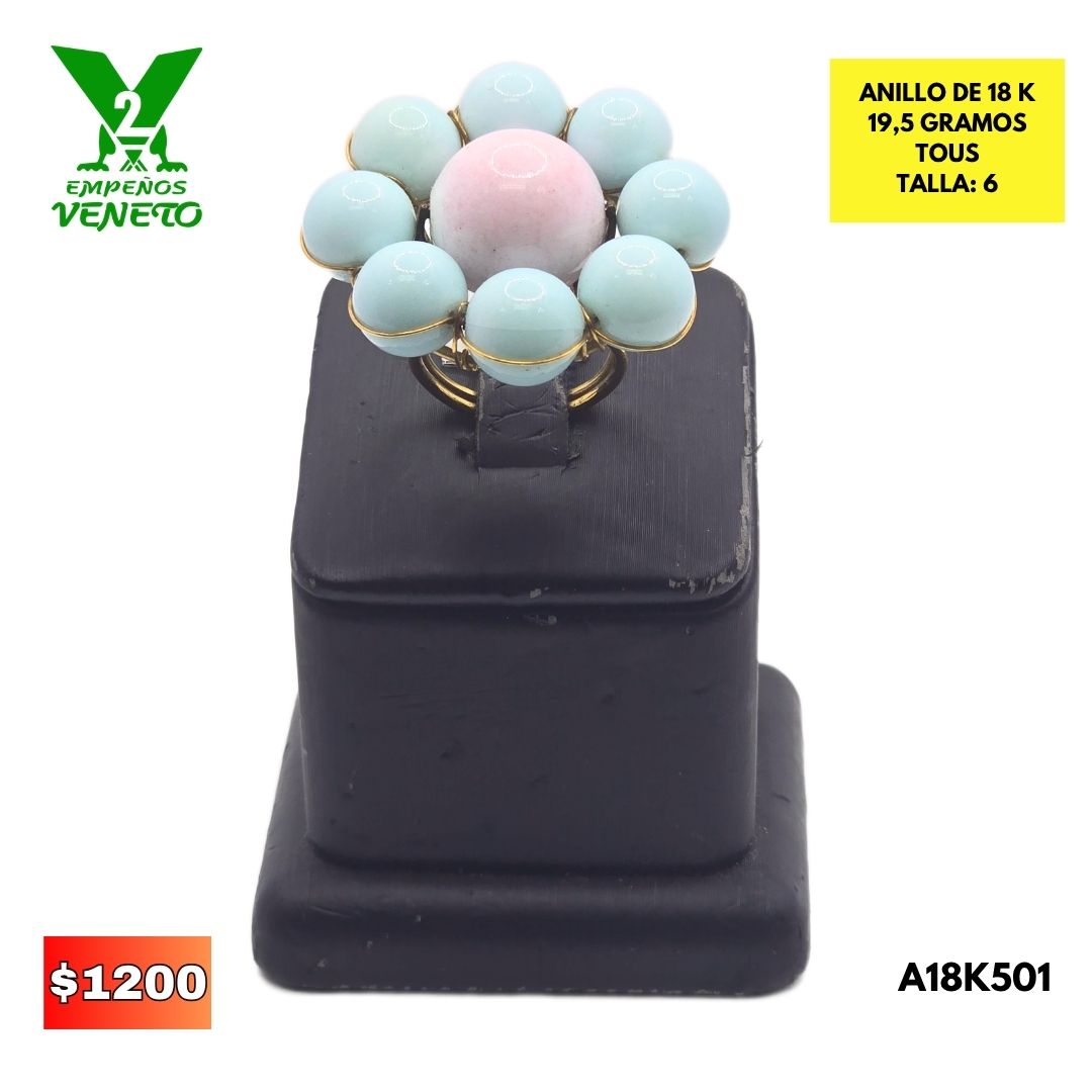 ANILLO DE ORO DE DAMA TOUS DE 18K A18K501