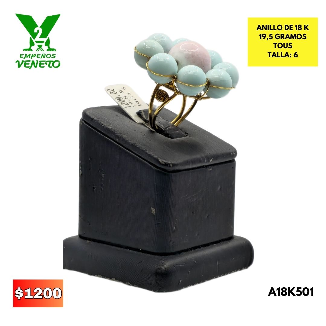 ANILLO DE ORO DE DAMA TOUS DE 18K A18K501